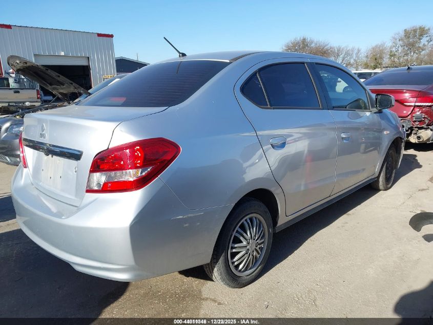 2020 Mitsubishi Mirage G4 Es VIN: ML32F3FJ3LHF12386 Lot: 44011346