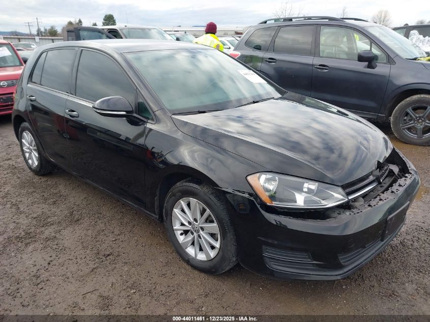 2015 Volkswagen Golf Tsi S 4-Door