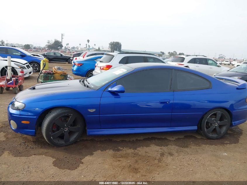 2006 Pontiac Gto VIN: 6G2VX12U06L550000 Lot: 44011560