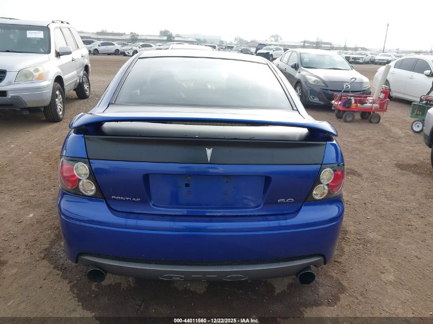 2006 Pontiac Gto VIN: 6G2VX12U06L550000 Lot: 44011560