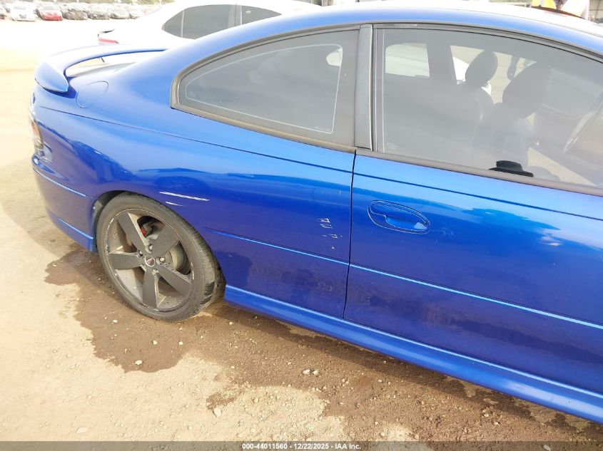 2006 Pontiac Gto VIN: 6G2VX12U06L550000 Lot: 44011560