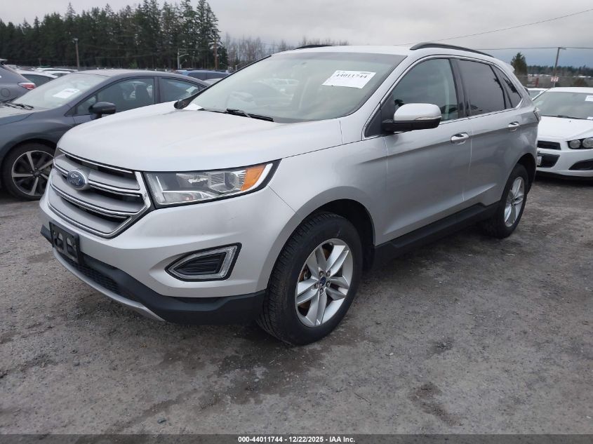 2016 Ford Edge Sel VIN: 2FMPK4J96GBB66895 Lot: 44011744