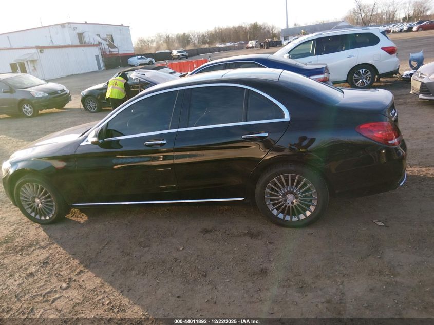 2015 Mercedes-Benz C 300 Luxury 4Matic VIN: 55SWF4KB2FU020600 Lot: 44011892