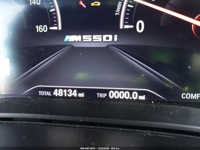 2019 BMW M550I xDrive VIN: WBAJB9C51KB465157 Lot: 44012012