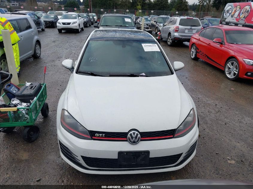 2015 Volkswagen Golf Gti 2.0T Autobahn 4-Door VIN: 3VW4T7AU9FM031141 Lot: 44012016