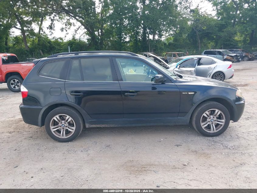 2006 BMW X3 3.0I VIN: WBXPA93476WG74690 Lot: 44012219