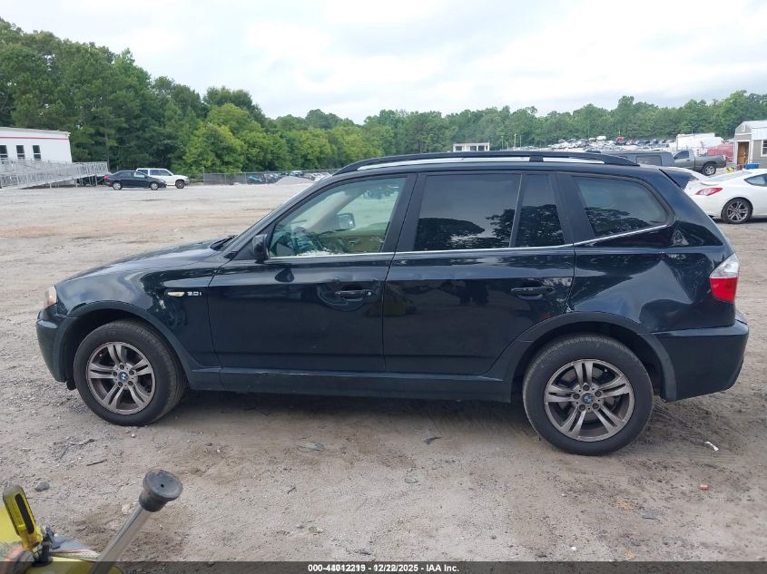 2006 BMW X3 3.0I VIN: WBXPA93476WG74690 Lot: 44012219