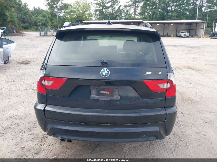 2006 BMW X3 3.0I VIN: WBXPA93476WG74690 Lot: 44012219