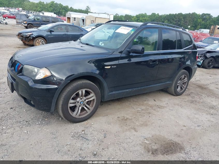 2006 BMW X3 3.0I VIN: WBXPA93476WG74690 Lot: 44012219