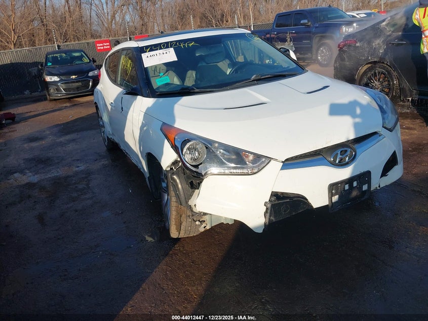 KMHTC6AD1CU064484 2012 Hyundai Veloster Base W/Gray auction photo 1