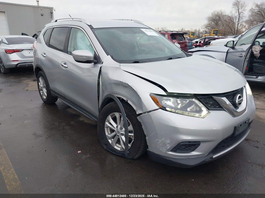 KNMAT2MV6FP504565 2015 Nissan Rogue Sv auction photo 1