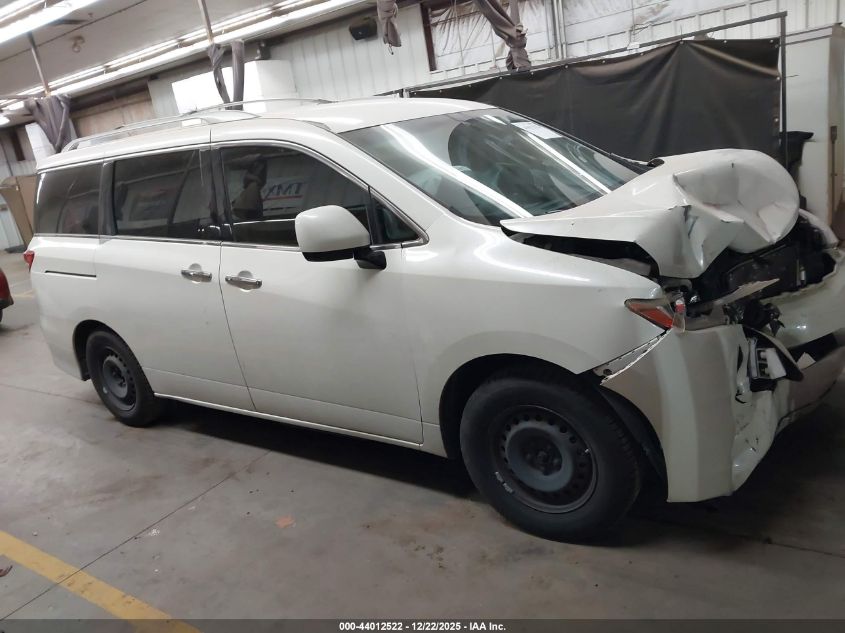 2015 Nissan Quest S VIN: JN8AE2KP7F9130233 Lot: 44012522