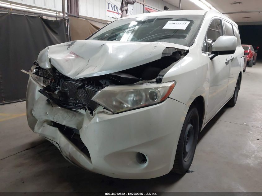 2015 Nissan Quest S VIN: JN8AE2KP7F9130233 Lot: 44012522