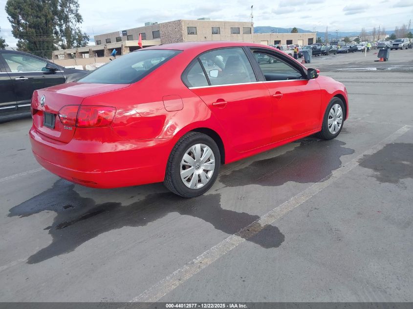 2013 Volkswagen Jetta 2.5L Se VIN: 3VWDP7AJ4DM215300 Lot: 44012577