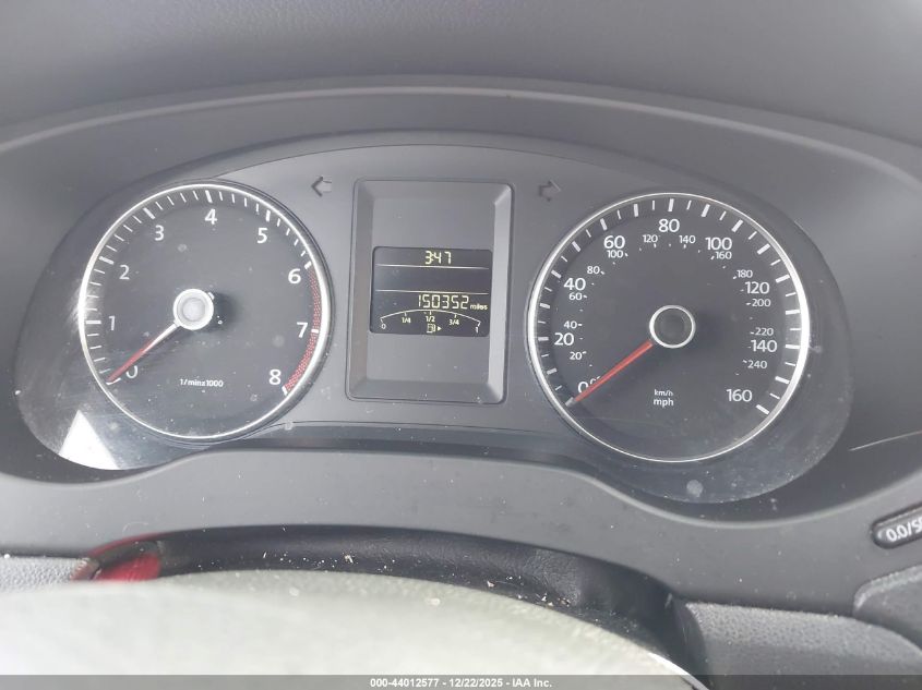 2013 Volkswagen Jetta 2.5L Se VIN: 3VWDP7AJ4DM215300 Lot: 44012577