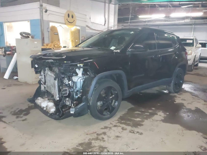 Vin: 3c4njdbb3mt569720, lot: 44508333, jeep compass altitude 4x4 20212