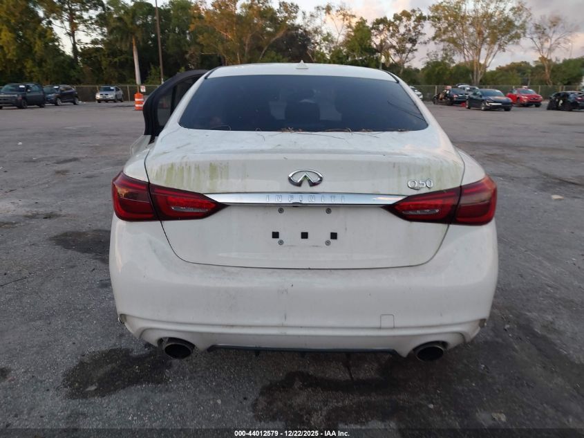 2020 Infiniti Q50 Luxe VIN: JN1EV7AP6LM206077 Lot: 44012579