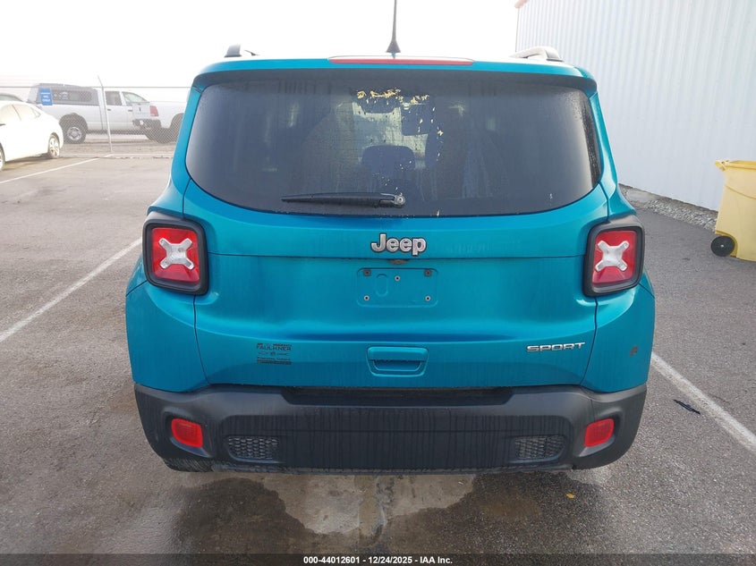 2020 Jeep Renegade Sport Fwd VIN: ZACNJAAB3LPL88989 Lot: 44012601