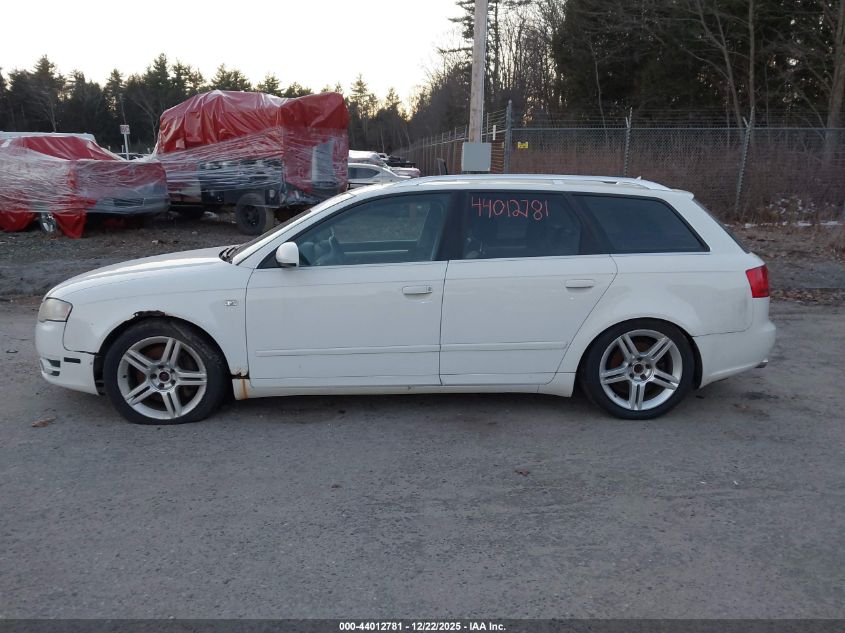 2006 Audi A4 2.0T Avant VIN: WAUKF78E16A188110 Lot: 44012781