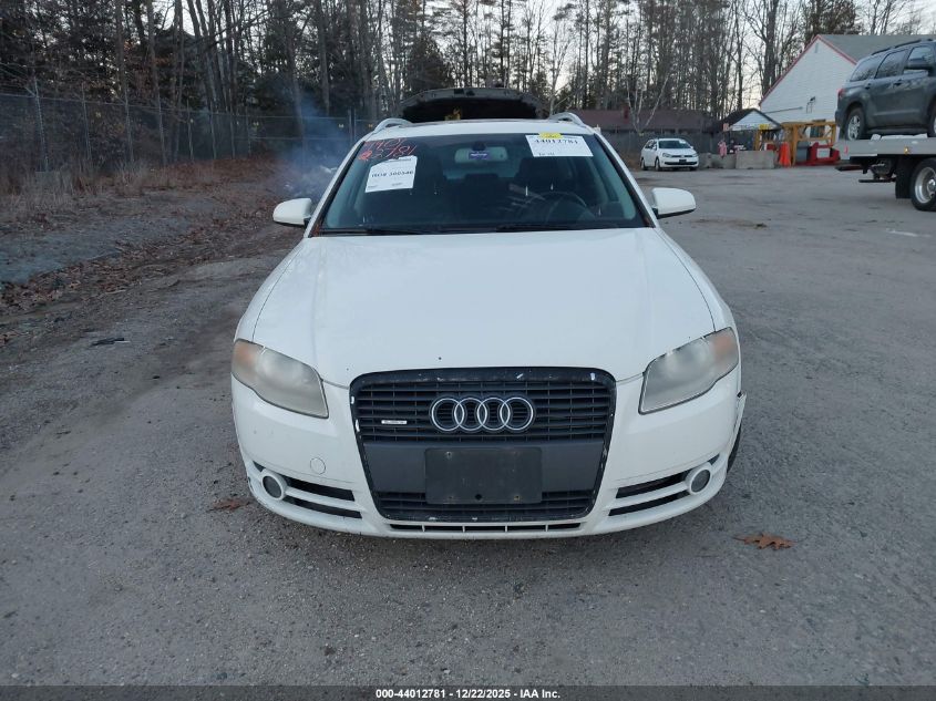 2006 Audi A4 2.0T Avant VIN: WAUKF78E16A188110 Lot: 44012781