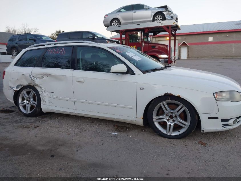 2006 Audi A4 2.0T Avant VIN: WAUKF78E16A188110 Lot: 44012781