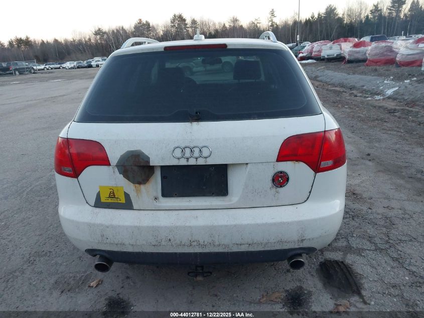 2006 Audi A4 2.0T Avant VIN: WAUKF78E16A188110 Lot: 44012781