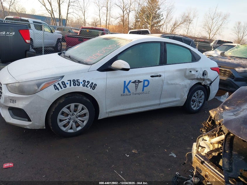 VIN 3KPC24A66NE186384 2022 HYUNDAI ACCENT SE