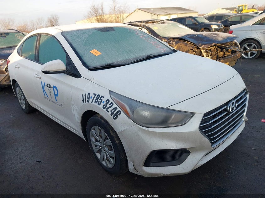 3KPC24A66NE186384 2022 Hyundai Accent Se auction photo 1