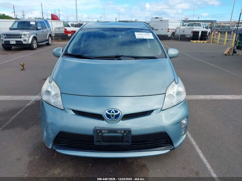 2012 Toyota Prius Five/Four/One/Three/Two VIN: JTDKN3DU4C1575869 Lot: 44012926