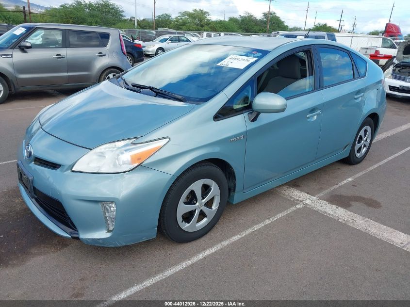 2012 Toyota Prius Five/Four/One/Three/Two VIN: JTDKN3DU4C1575869 Lot: 44012926