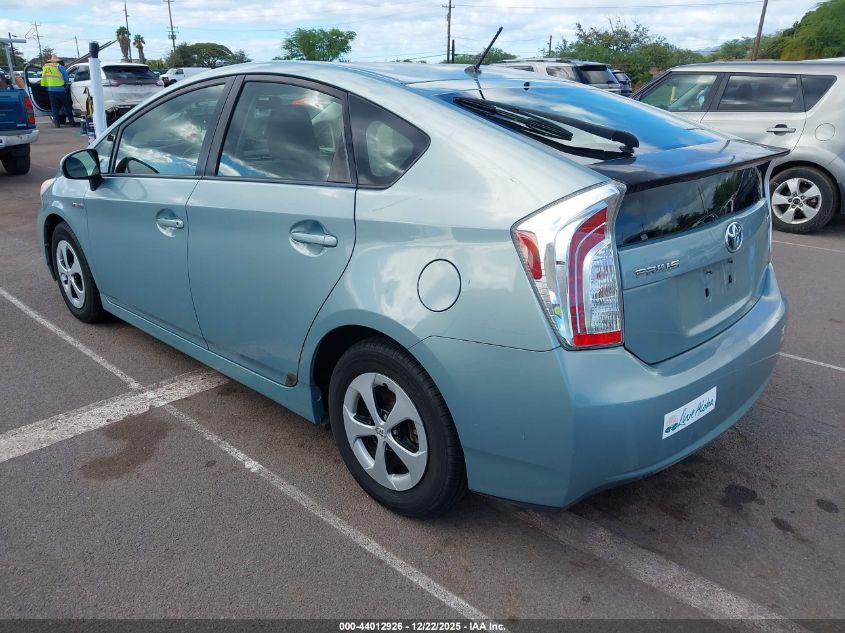 2012 Toyota Prius Five/Four/One/Three/Two VIN: JTDKN3DU4C1575869 Lot: 44012926
