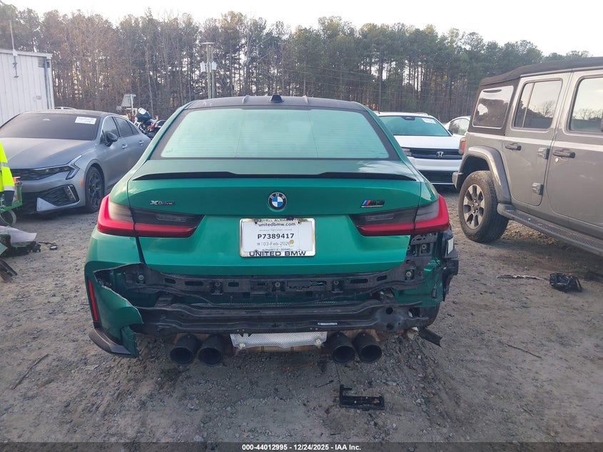 2024 BMW M3 Competition xDrive VIN: WBS43AY01RFS41684 Lot: 44012995