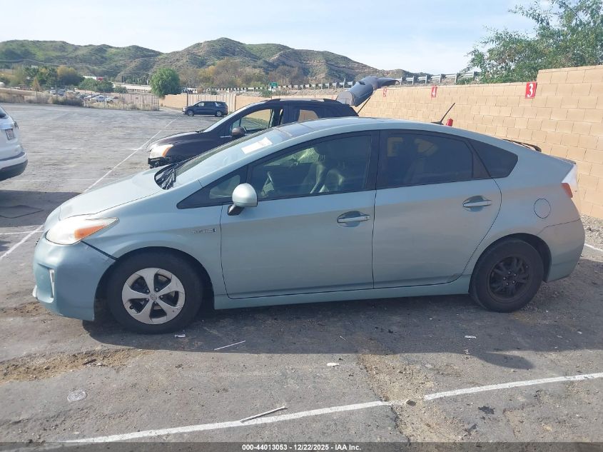 2012 Toyota Prius Four VIN: JTDKN3DU0C5513300 Lot: 44013053