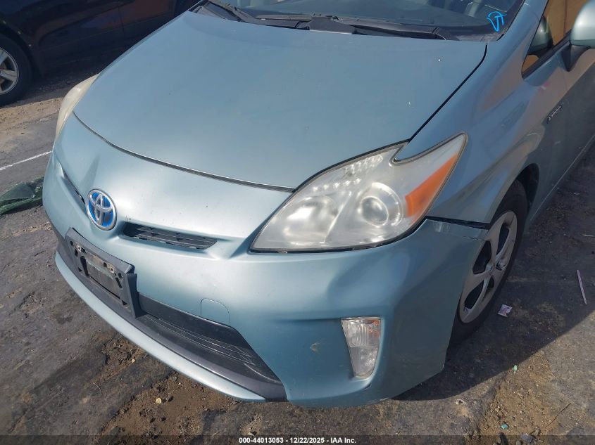 2012 Toyota Prius Four VIN: JTDKN3DU0C5513300 Lot: 44013053