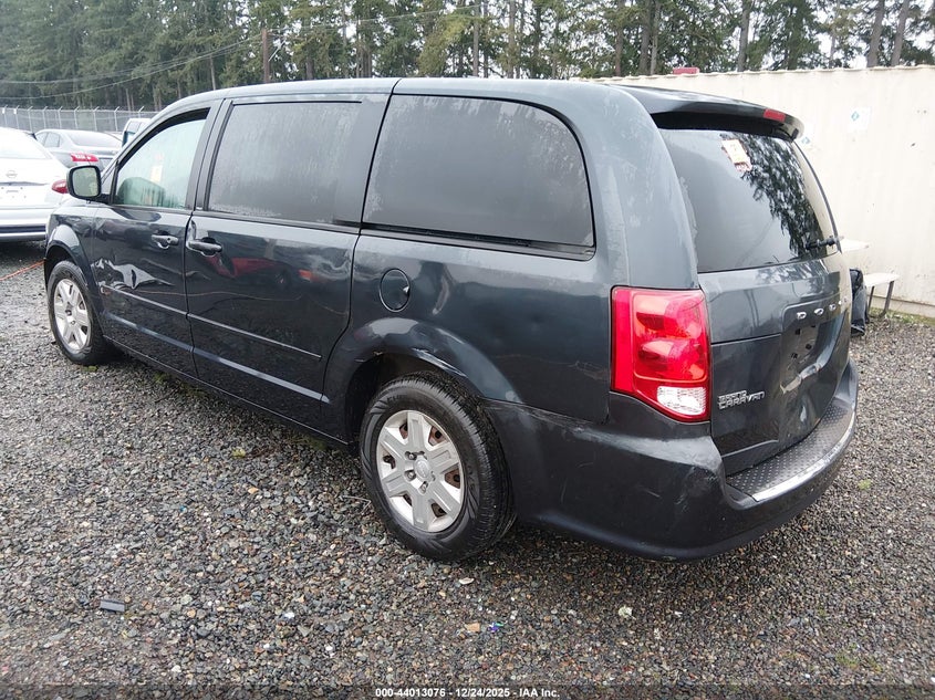 Vin: 2c4rdgbg7dr642158, lot: 44508831, dodge grand caravan se 20133