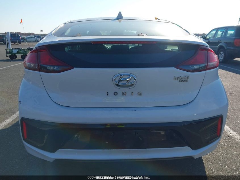 2019 Hyundai Ioniq Hybrid Blue VIN: KMHC65LC2KU174139 Lot: 44013568
