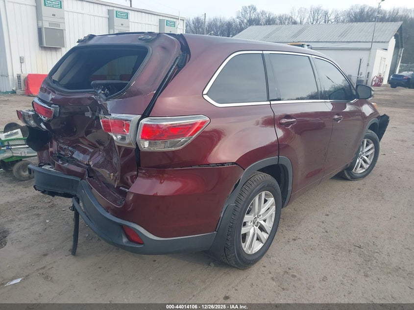 2016 Toyota Highlander Le V6