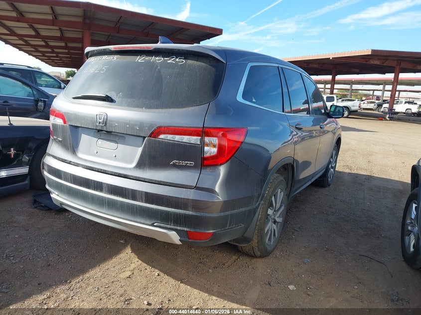 Vin: 5fnyf6h5xlb033713, lot: 44510397, honda pilot awd ex-l 20204