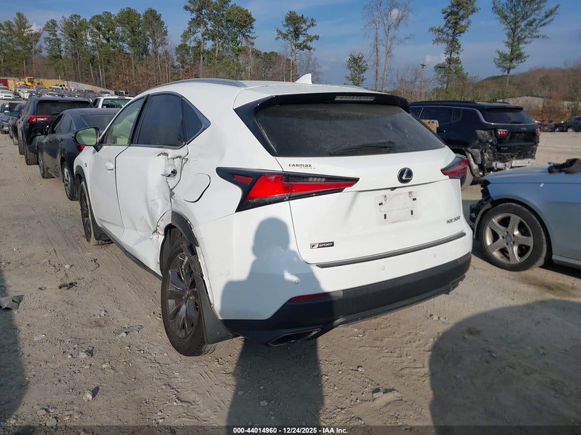 Vin: jtjyarbz2k2145612, lot: 44510717, lexus nx 300 f sport 20193