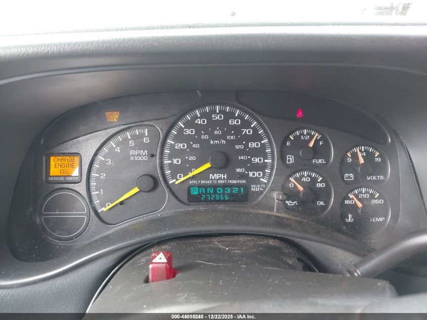 2002 Chevrolet Suburban 1500 Ls VIN: 3GNFK16Z52G273666 Lot: 44015240