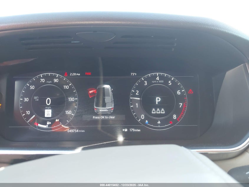2021 LAND ROVER RANGE ROVER SPORT 3.0L I-6 DI, DOHC, V(VIN: SALWR2SU8MA782293
