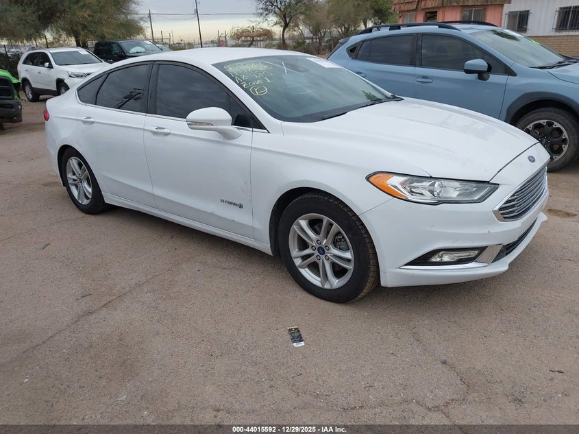 3FA6P0LU0JR249569 2018 Ford Fusion Hybrid Se auction photo 1