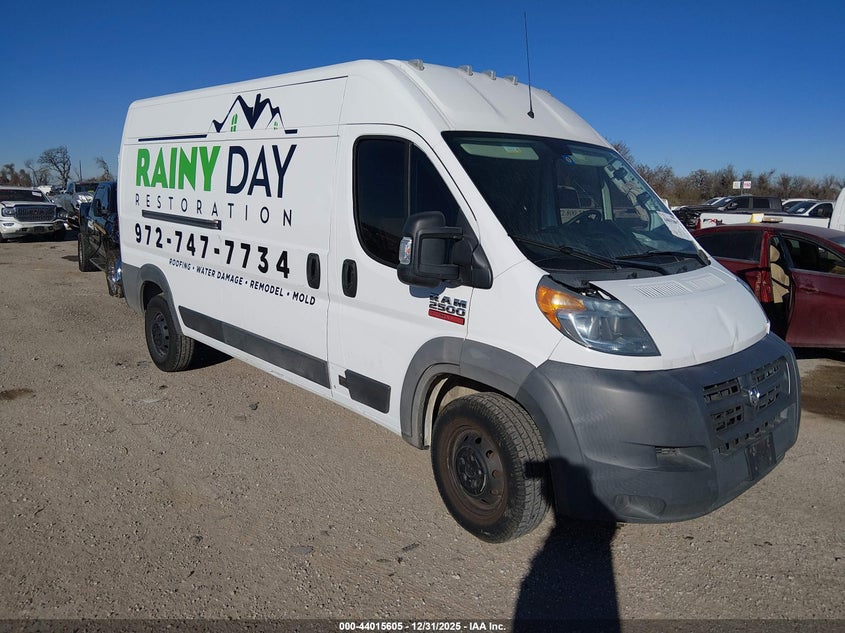 2018 Ram Promaster 2500 High Roof 159 Wb