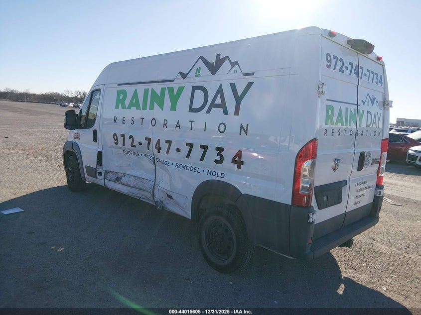 2018 Ram Promaster 2500 High Roof 159 Wb