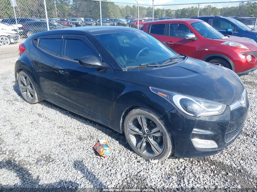 KMHTC6AD2HU320204 2017 Hyundai Veloster Value Edition auction photo 1