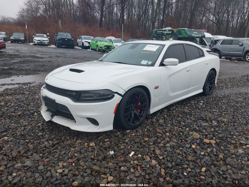 Vin: 2c3cdxgj4jh140949, lot: 44512134, dodge charger r/t scat pack rwd 20182
