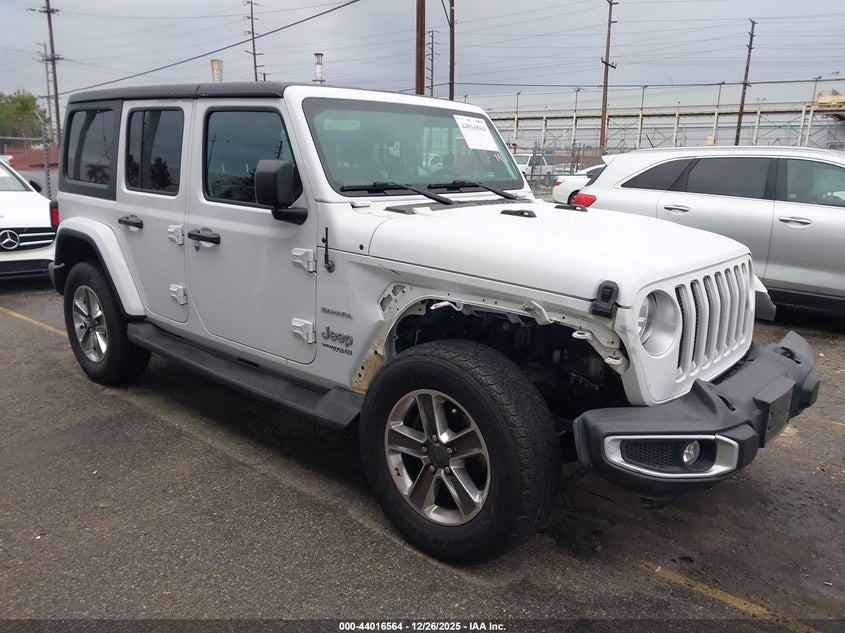 1C4HJXEN6MW645705 2021 Jeep Wrangler Unlimited Sahara 4X4 auction photo 1