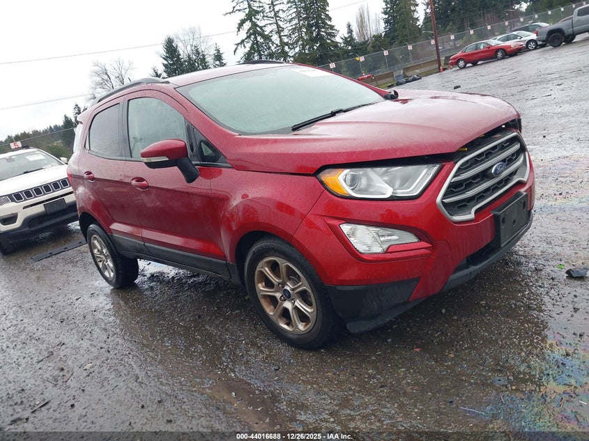 MAJ3S2GE1KC304241 2019 Ford Ecosport Se auction photo 1