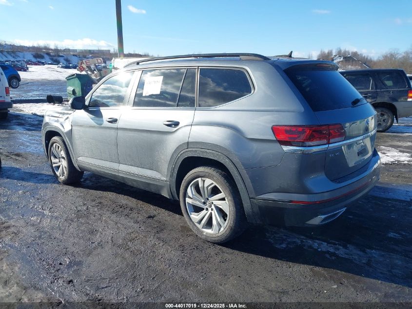 2021 Volkswagen Atlas 3.6L V6 Se W/Technology