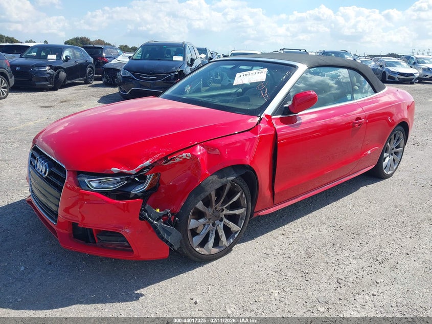 Vin: waumfafh6fn008860, lot: 44513089, audi a5 2.0t premium 20152